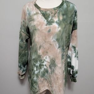 Tee for the soul tie dye sweatshirt size Large